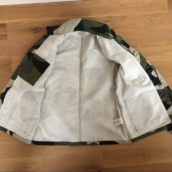 NUDIE jacket Paul Swedish Camo - large - Picture 7 of 8